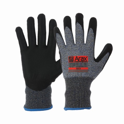 PRO SAFETY GLOVE ARAX WATERBASED PU DIP ON 13G LINER SIZE 10